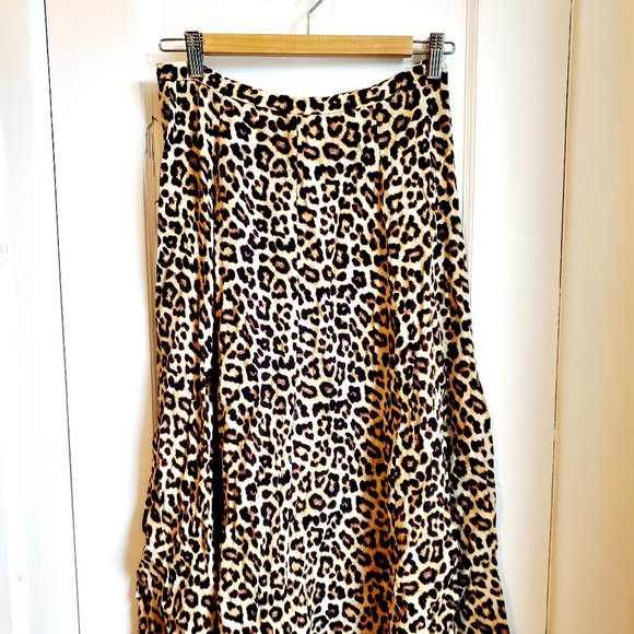 H&M leopard skirt size 4 - Picture 1 of 3